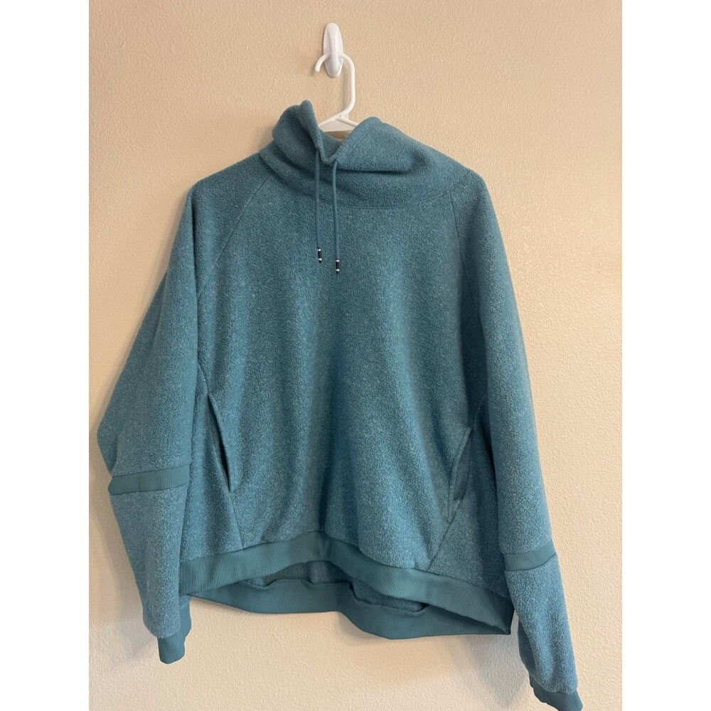 Nike Women's Teal Pullover Hoodie Fleece Plus 1X Long Sleeve
